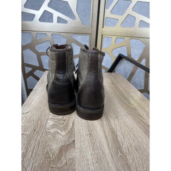J&M 1850 Johnston & Murphy Brown Ankle Boots Shoes Mens Shearling Fur Wool 8.5 M main image 9